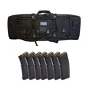 PSA 36" Single Rifle Bag & 7 Magpul PMAG Gen2 5.56x45 30 Round Magazines - 