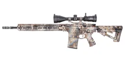 PSA Custom PA10 Gen3 .308 WIN 18" Rifle W/ SIG Sauer Buckmasters 3-9x50 HELLFIRE Illuminated Scope, Coyote Wraith - Psa Custom