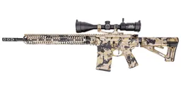 PSA Custom PA10 Gen3 .308 WIN 18" Rifle W/ SIG Sauer Buckmasters 3-9x50 HELLFIRE Illuminated Scope, Sandhills Scrub - Psa Custom