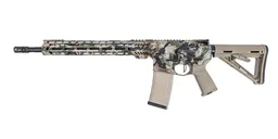 PSA Custom 5.56 16" Rifle W/ PSAC Flatbow FCG, Tan Furniture - Wraith - Psa Custom