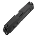 PSA Dagger Complete ECC Slide Assembly, Day Sights, Non-Threaded, Black - Palmetto State Armory