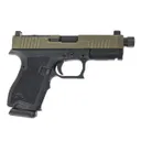 PSA Dagger Compact 9mm Pistol With Extreme Carry Cuts RMR Slide, Threaded Barrel - 2-Tone Sniper Green - Palmetto State Armory