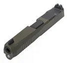 PSA Dagger Complete RMR Cut Slide Assembly With Non-Threaded Barrel, Extreme Carry Cuts, Sniper Green - Palmetto State Armory