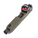 PSA Dagger Complete RMR Slide Assembly With Threaded Barrel & Holosun HS407C X2 Reflex Sight, Sniper Green - Palmetto State Armory