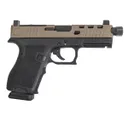PSA Dagger Compact 9mm Pistol With SWRV2 RMR Slide & Threaded Barrel, FDE, 2-Tone (Rear Sight Rear) - Palmetto State Armory