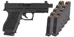 PSA Dagger Compact 9mm RMR Pistol W/Threaded Barrel, 10 - 15rd Magazines, Black - Palmetto State Armory