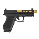PSA Dagger Compact 9mm Pistol With SW1 RMR Slide & TiN Spiral Fluted Threaded Barrel, Black - Palmetto State Armory