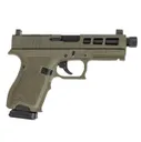 PSA Dagger Compact 9mm Pistol With SW1 ECC RMR Slide & Threaded Barrel, Sniper Green - Palmetto State Armory