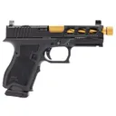 PSA Dagger Compact SW3 RMR Pistol With TiN Spiral Fluted Threaded Barrel, Black - Palmetto State Armory