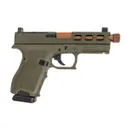 PSA Dagger Compact 9mm Pistol With SW3 ECC RMR Slide & Copper Threaded Barrel, Sniper Green - Palmetto State Armory