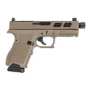 PSA Dagger Compact 9mm Pistol With SW6 RMR Slide & Threaded Barrel, FDE - Palmetto State Armory