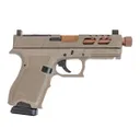 PSA Dagger Compact 9mm Pistol With SW6 RMR Slide & Copper Threaded Barrel, FDE - Palmetto State Armory