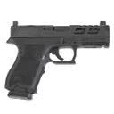 PSA Dagger Compact 9mm Pistol With SW6 RMR Slide & Non-Threaded Barrel, Black - Palmetto State Armory
