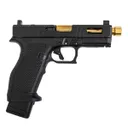 PSA Sabre Dagger Full Size - S 9mm Pistol, TiN-Threaded Barrel, W/Mag extensions, Black - Palmetto State Armory