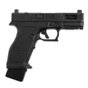 PSA Sabre Dagger Full Size - S 9mm Pistol, Spiral Fluted Barrel, W/Mag Extensions, Black - Palmetto State Armory