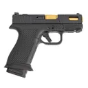 PSA Sabre Dagger Micro 9mm Pistol, TiN Barrel w/ Mag Extensions, Black - Palmetto State Armory