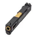 PSA Micro Sabre Dagger Slide Assembly - Shield Cut With TiN Non-Threaded Barrel, Black - Palmetto State Armory