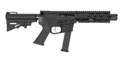 DPMS "Kitty Kat" 4" G9 9MM A4 Quad Rail CAR Blade Brace Pistol, Black - DPMS Panther Arms