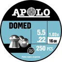 Hatsan USA Apolo Domed .22 Cal Airgun Rifle Pellet, 16 gr 250rds - Hatsan USA