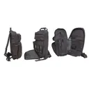 Just Right Carbines 9.50" x 4" x 21.50" Takedown Gun Sling Backpack, Black - Just Right Carbines