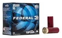 Federal Top Gun 12 Gauge 2-3/4" 8 Shot 1-1/8 oz Shotshell, 25/Box - TGL12 8 - Federal Premium