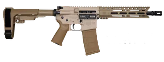 Diamondback DB15 10" 5.56 NATO AR Pistol w/ SBA3 Brace, McMillan Tan/FDE - Diamondback Firearms