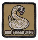 Rothco Dont Tread On Me Morale Patch - Tan, Packaging Bulk Packaging - Rothco