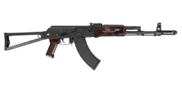 PSA AK-103 Premium Forged Classic Triangle Side Folding Rifle with Cleaning Rod, Plum Gloss - Palmetto State Armory