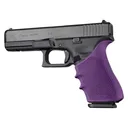 Hogue Handall Beavertail Grip Sleeve Fits Glock Gen 1-5 G17/G17L/G17 MOS/G18, Purple - Hogue