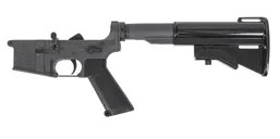 Harrington & Richardson Complete Gray XM177E2 Lower, 2 Position Tube, Authentic Aluminum Stock - Harrington & Richardson