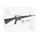 Harrington & Richardson M16A1 Poster, 18" x 24" - Harrington & Richardson