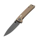 Glow Rhino Fermi Knife - Desert Tan Scales Black Thumbstud - Glow Rhino