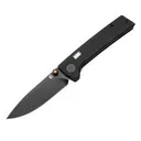 Glow Rhino Fermi Knife - Black Scales Orange Thumbstud - Glow Rhino