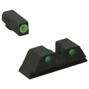 Meprolight Hyper-Bright Night Sight Set Front/Rear, Green/Green - Meprolight