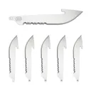 Outdoor Edge Knives 6-Pack 50% Serrated Replacement Blade Drop Point - Outdoor Edge Knives