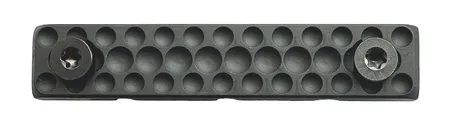 Forward Controls Design - Panel, Cable Management, aluminum, black, 3.14" 2 MLOK slot - PCM-L, Black - Forward Controls Design