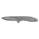 Smith & Wesson Executive Platinum Folding Knife Drop Point, Silver - Smith & Wesson