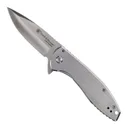 Smith & Wesson Executive Platinum Folding Knife Drop Point, Silver - Battenfeld Technologies
