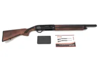 Black Aces Tactical S Max 20ga Semi-Auto Shotgun - 18" - Black/Walnut - 5rd - BATSMAXTWENTY - Black Aces Tactical