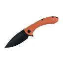 American Buffalo Knife & Tool Elite Shadow Protector II Folding Drop Point Knife, Orange - AB023H - Rock Ridge Outdoors