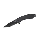American Buffalo Knife & Tool AB Elite Ember Assisted/Folding Knife Drop Point, Black - Rock Ridge Outdoors
