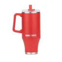 Mammoth Ascent Tumbler w/Handle and Straw, 40 oz Red - Rock Ridge Outdoors