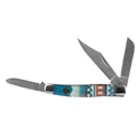 American Buffalo Knife & Tool Stockman Sunset Series Folding Knife Clip Point/Sheepsfoot/Spey - American Buffalo Knife & Tool
