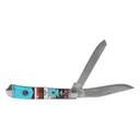 American Buffalo Knife & Tool Roper Trapper Sunset Series II Folding Knife Clip Point/Spey - American Buffalo Knife & Tool