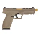 PSA 5.7 Rock Complete RK1 Optics Ready Pistol W/ Gold Threaded Barrel, Flat Dark Earth - Palmetto State Armory