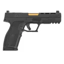 PSA 5.7 Rock Complete RK1 Optics Ready Pistol With non threaded Gold TiN Barrel, One Mag, Black - Palmetto State Armory