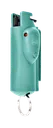 Guard Dog Accufire Laser Target Keychain Pepper Spray with UV Dye, Teal - Guard Dog