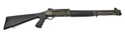 Black Aces Tactical S4 18.5" 12GA Semi-Auto Shotgun, ODG - BATS4PGODG - Black Aces Tactical