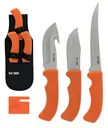 Old Timer 4 Piece Hunting & Fishing Combo Knife Set, Orange - 1259493 - Old Timer