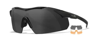 WILEY X Vapor Comm - Matte Black - Smoke Gray/Clear/Light Rust - Wiley X